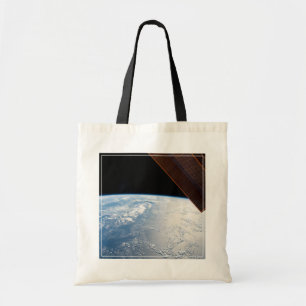 Sunglint Beams Off The Waters Of The Pacific Ocean Tote Bag