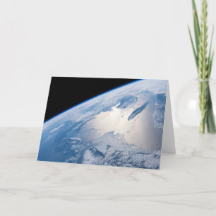 Sunglint Off The Gulf Of St. Lawrence In Canada. Card