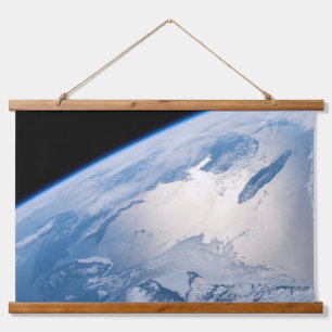 Sunglint Off The Gulf Of St. Lawrence In Canada. Hanging Tapestry