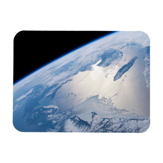 Sunglint Off The Gulf Of St. Lawrence In Canada. Magnet (Horizontal)