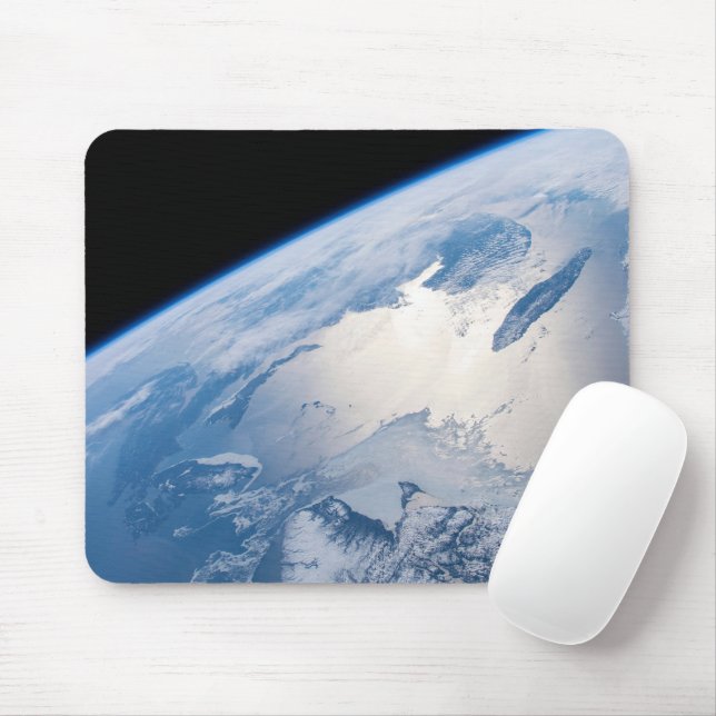Sunglint Off The Gulf Of St. Lawrence In Canada. Mouse Mat (With Mouse)