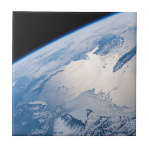 Sunglint Off The Gulf Of St. Lawrence In Canada. Tile