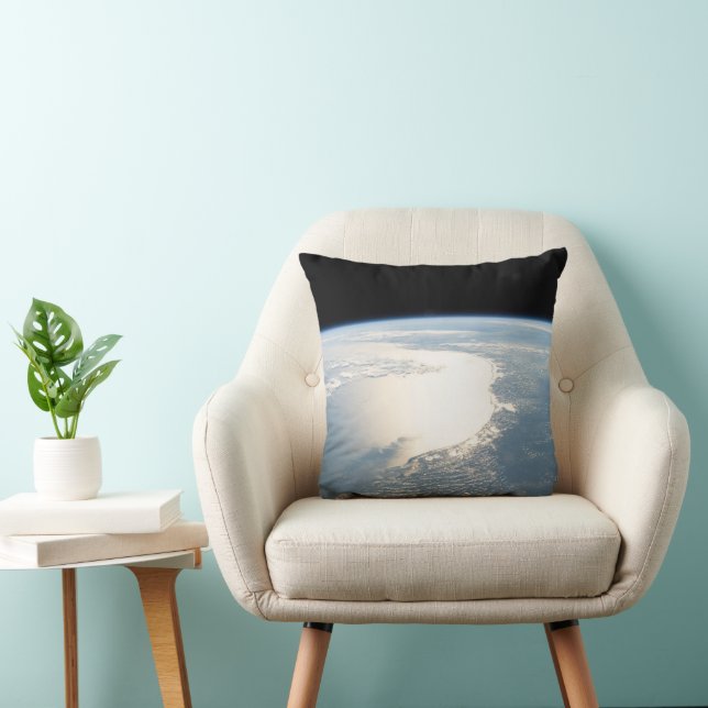 Sunglint Reflects Off The Gulf Of Mexico Cushion (Chair)