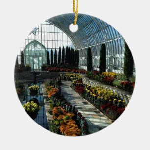 Sunken Garden Room, Como Conservatory, Minnesota Ceramic Tree Decoration