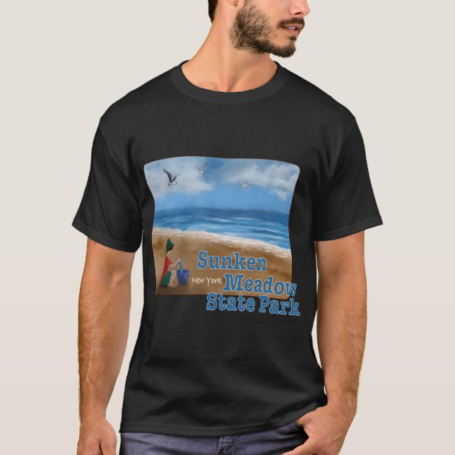 Sunken Meadow State Park New T-Shirt (Front)