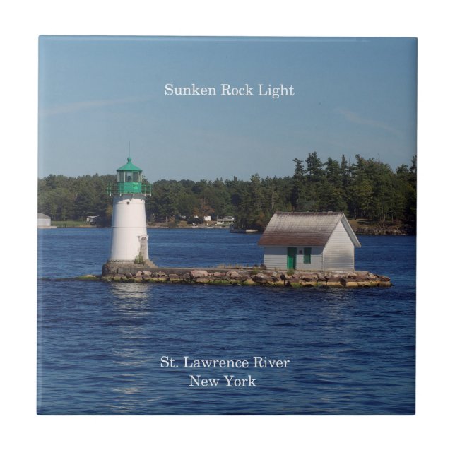 Sunken Rock Light tile (Front)
