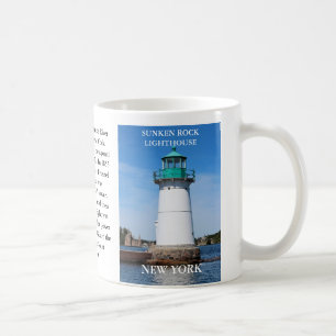 Sunken Rock Lighthouse, New York Coffee Mug