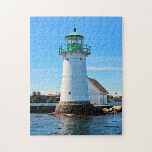Sunken Rock Lighthouse, New YorkPuzzle Jigsaw Puzzle