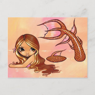"Sunkissed Mermaid" Postcard