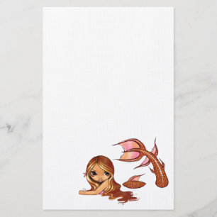 "Sunkissed Mermaid" Stationery
