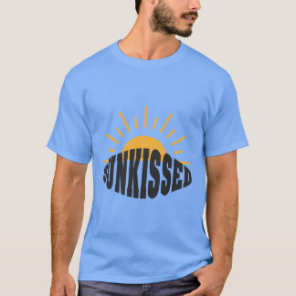 Sunkissed T-Shirt Summer Sea Beach  Sunset Retro