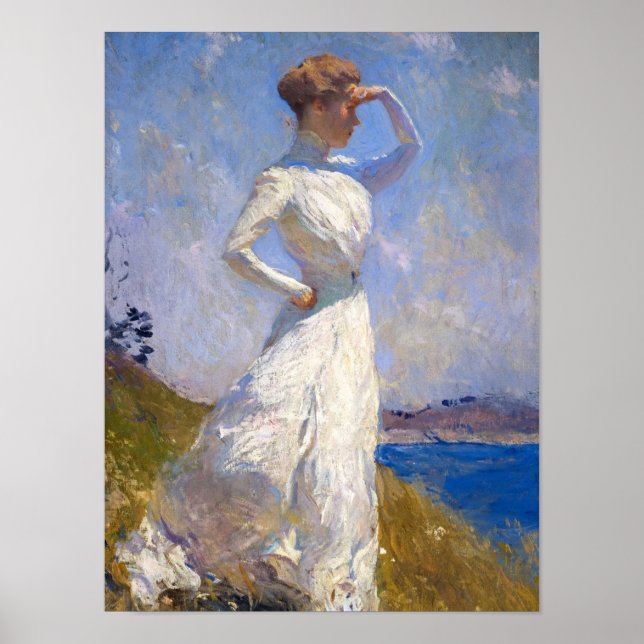 Sunlight, 1909 by Frank Weston Benson Poster (Front)