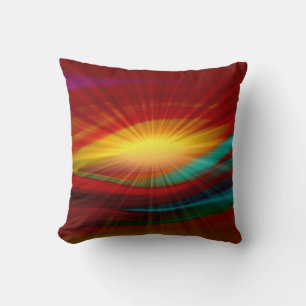Sunlight Abstract Art Cushion