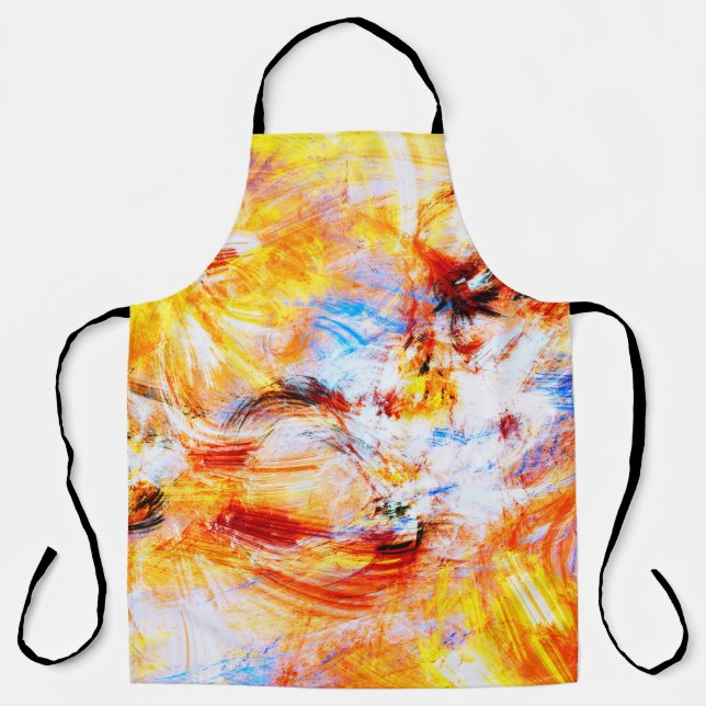 Sunlight. Abstract beautiful multicolor bright art Apron (Front)
