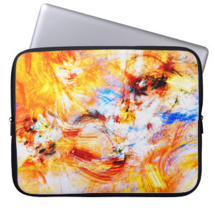 Sunlight. Abstract beautiful multicolor bright art Laptop Sleeve