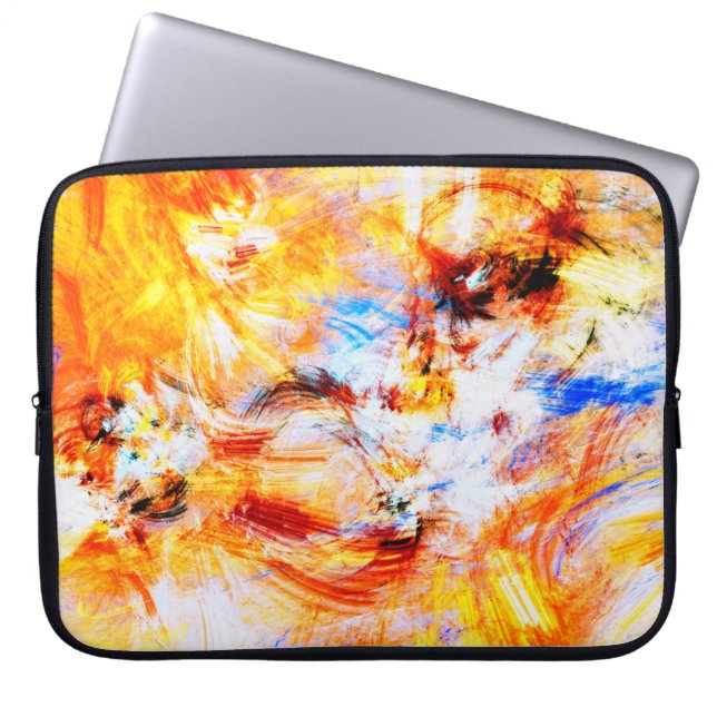 Sunlight. Abstract beautiful multicolor bright art Laptop Sleeve (Front)