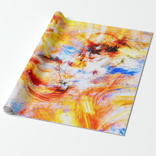 Sunlight. Abstract beautiful multicolor bright art Wrapping Paper