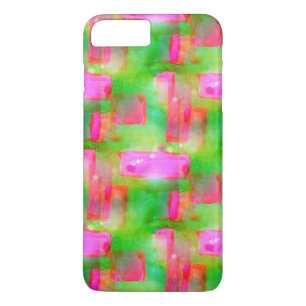 Sunlight abstract painted yellow, pink iPhone 8 plus/7 plus case