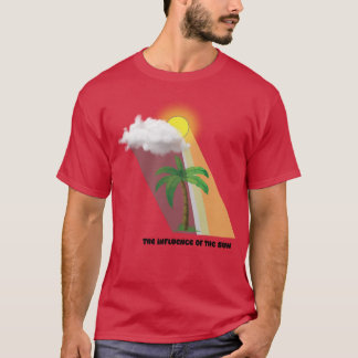 Sunlight and Cloud Interaction with a Palm Tree T-Shirt