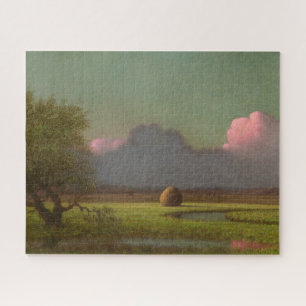 Sunlight and Shadow, The Newbury Marshes Jigsaw Puzzle