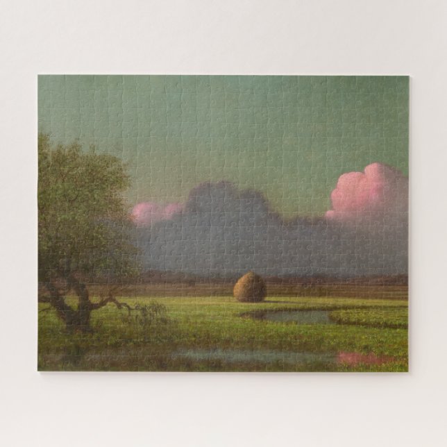 Sunlight and Shadow, The Newbury Marshes Jigsaw Puzzle (Horizontal)