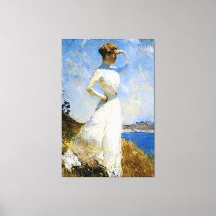 Sunlight by Frank Benson Canvas Print