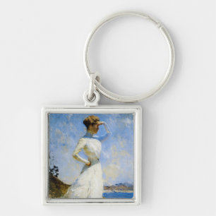 Sunlight by Frank Benson Key Ring