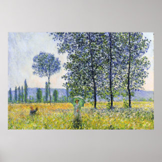 Sunlight Effect under the Poplars  Claude Monet Poster