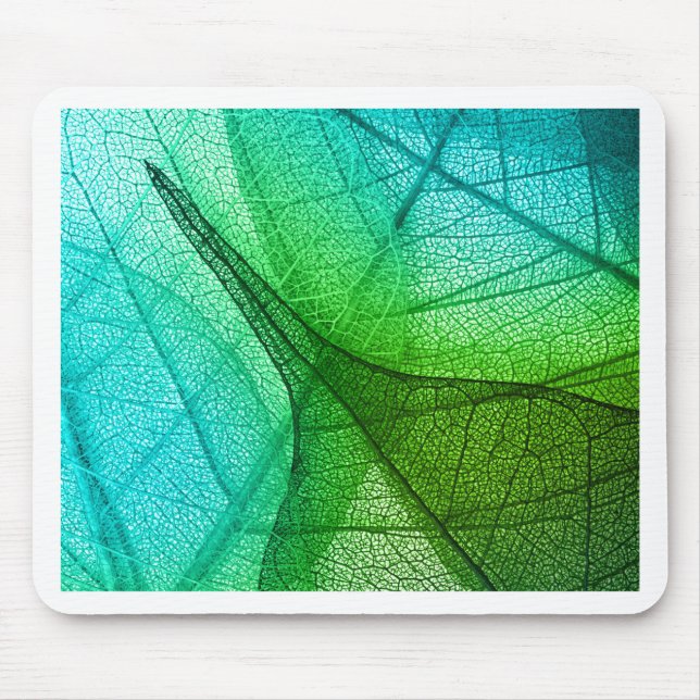 Sunlight Filtering Through Transparent Leaves Mouse Mat (Front)