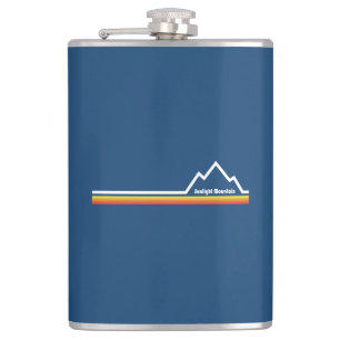 Sunlight Mountain Colorado Hip Flask