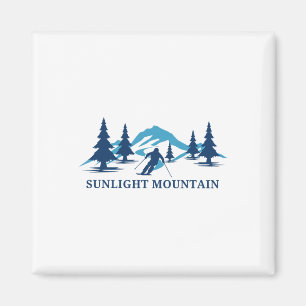 Sunlight Mountain Colorado Ski Resort Mountains Magnet