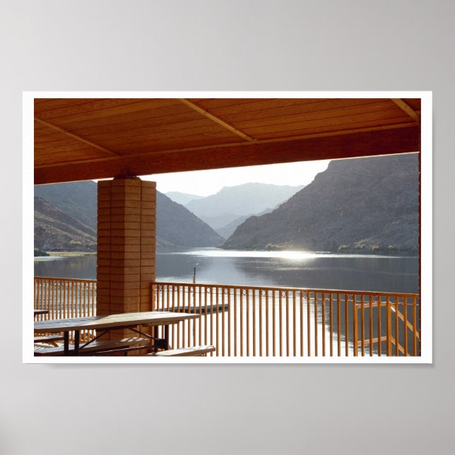 Sunlight on Colorado River Poster (Front)