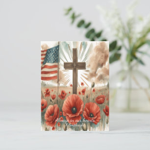 Sunlight Over Fallen Valor  Holiday Postcard