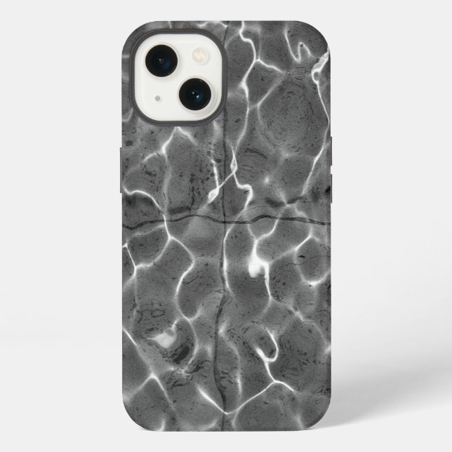 Sunlight Patterns On Fountain Water iPhone Case (Back)
