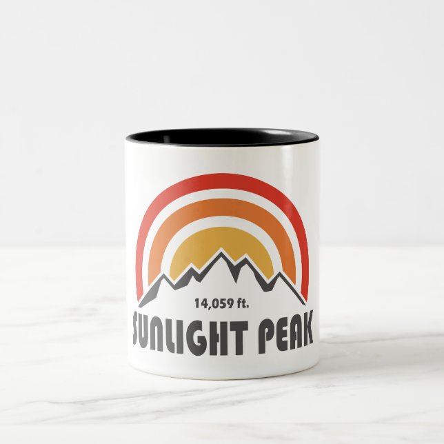 Sunlight Peak Two-Tone Coffee Mug (Center)