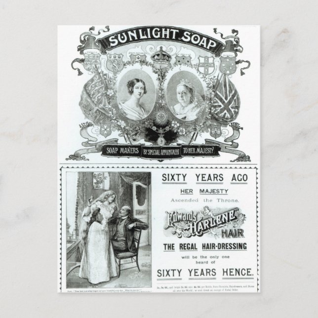 Sunlight Soap advertisement Postcard (Front)
