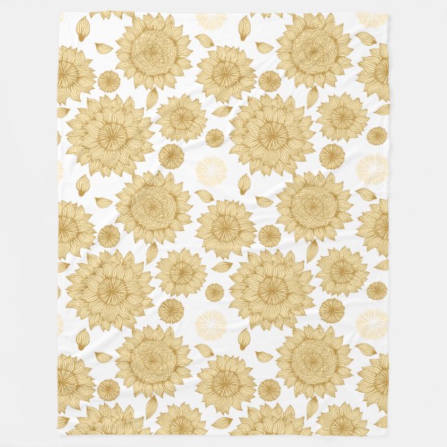 Sunlight Stillness II in White Fleece Blanket (Front)