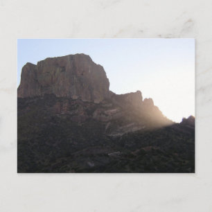 Sunlight Streaming Over Casa Grande, BBNP, Texas Postcard