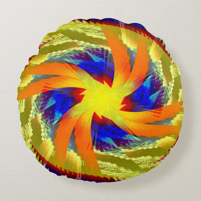 Sunlight, Sunbright.... Round Cushion (Front)