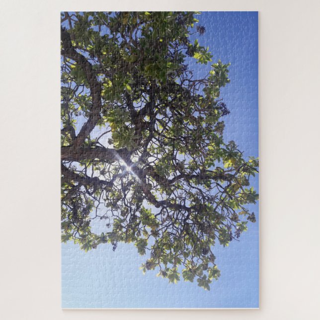 Sunlight through a tree puzzle (Vertical)