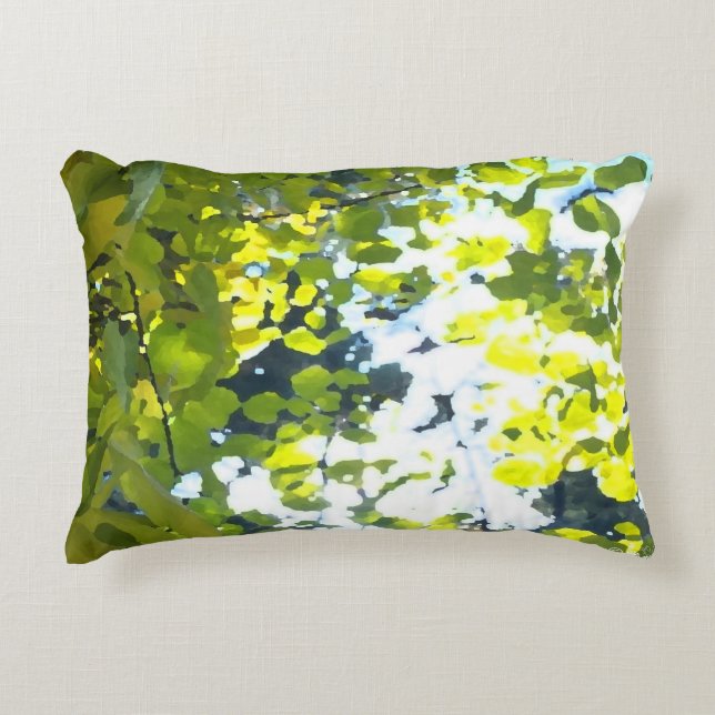 Sunlight Through the Trees Decorative Cushion (Front)