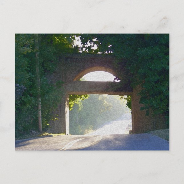Sunlit Bridge Postcard (Front)