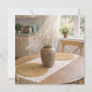 Sunlit Cottage Table Card – French Country
