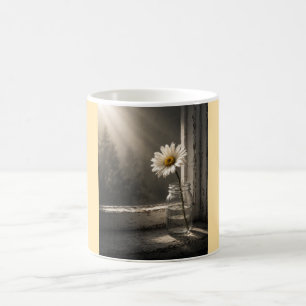 Sunlit Daisy in Jar Mug