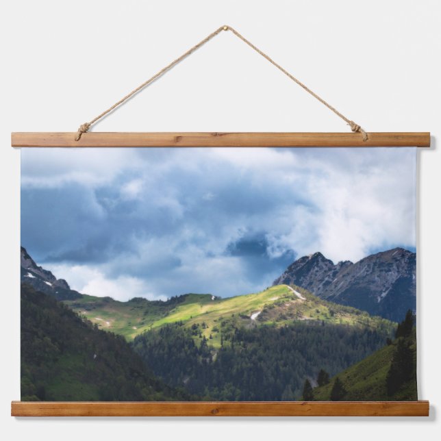 Sunlit field after storm hanging tapestry (Front)