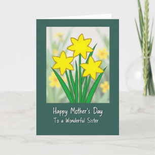 Sunlit Field Mothers Day Card