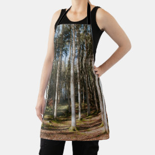 Sunlit Forest Tranquillity 1 Apron