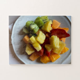 Sunlit Fruit Plate   Sicily Breakfast Vibes Puzzle