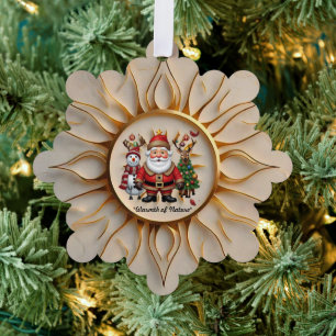 "Sunlit Golden Hour" Tree Decoration Card