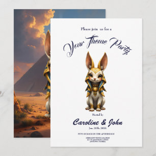Sunlit Guardian – Desert Relic Bunny.  Invitation